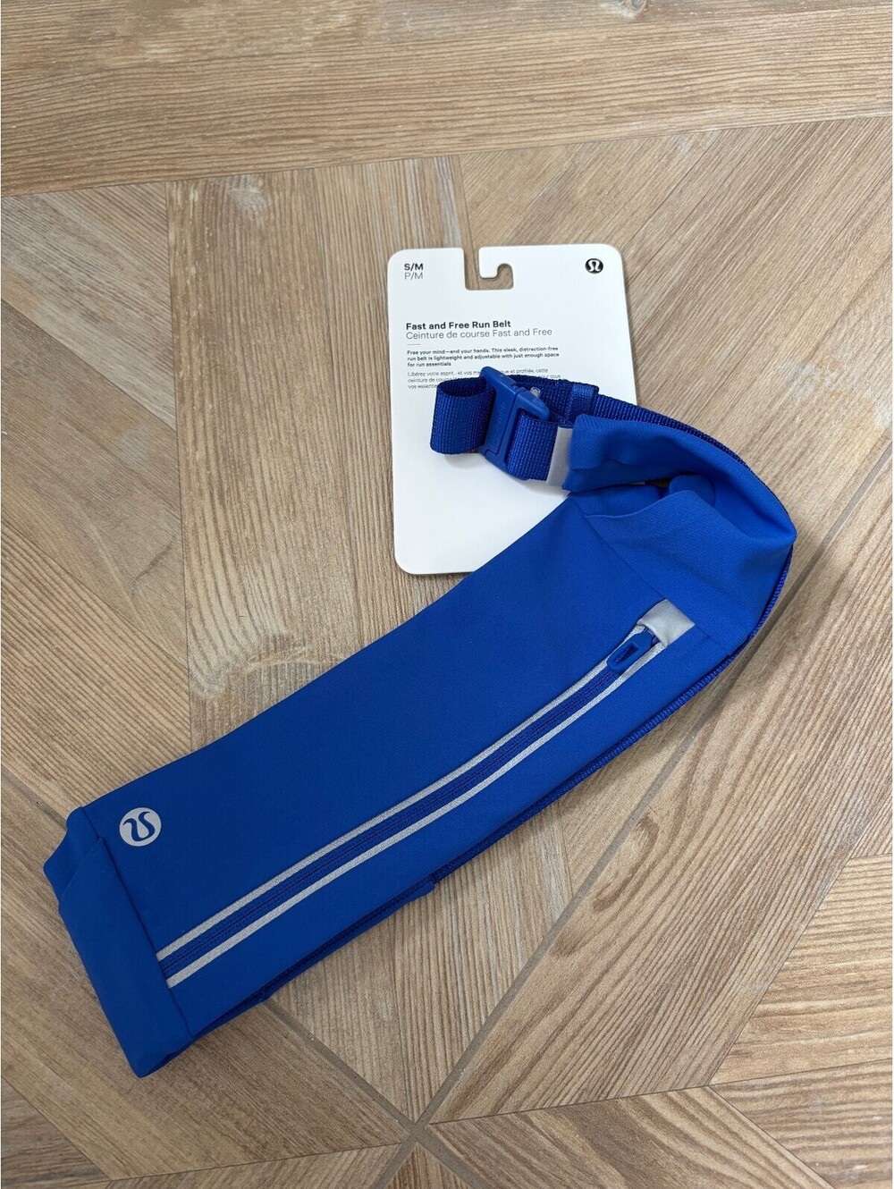 Lululemon Fast And Free Run Belt Beach Ball Blue Size S / M Run Outdoors Sporty